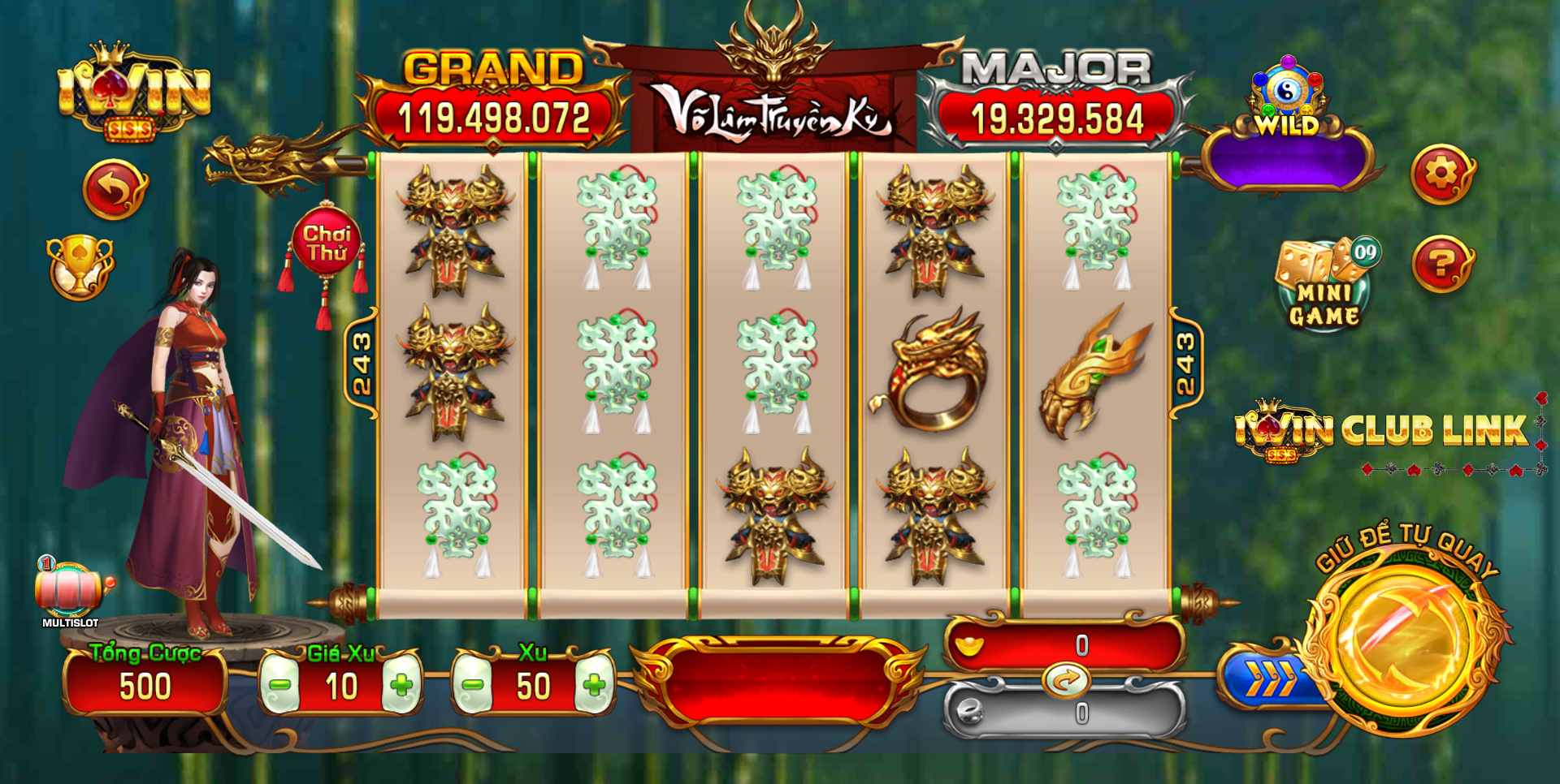 chơi slot game võ lâm truyền kỳ iwin club