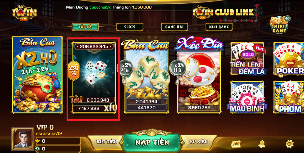 tài xỉu iwin club