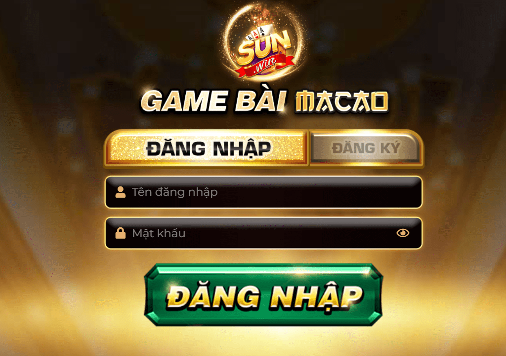 Cổng game bài SUNWIN